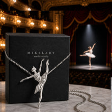 Bijoux de la danse ,  pendentif danseur, danse classique Developpe'