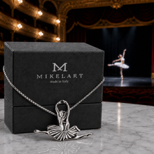 Bijoux de la danse, pendentif danseur, danse classique Grand Jete'