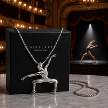 Bijoux de la danse, pendentif danseur, Grand Plie' Danse moderne et contemporaine
