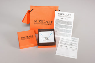 Gioiello Ciondolo Yoga SALAMBA SIRSASANA la posizione sulla testa YO3