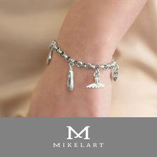 Bracciale 3 charms danza ballerina