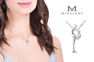 Collana pattinatrice ghiaggio in posa Billemann