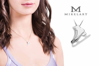 Ciondolo pattino ghiaccio modello piccolo con lama diamantata