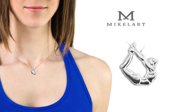 YO8 Gioiello ciondolo pendente collana Yoga DHANURASANA