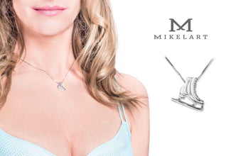 GIOIELLO PENDENTE PATTINO GHIACCIO PICCOLO STILIZZATO