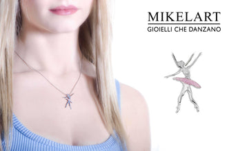 Gioiello Ballerina Allonge' smaltato