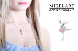 Gioiello Ballerina Lago Dei Cigni smaltato