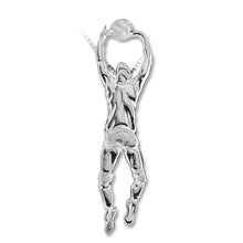 Gioiello pendente ciondolo Pallavolo Alzata indietro