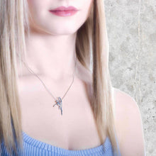 Gioiello Ballerina Developpe pietre bianche