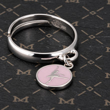 Anello con charm ballerina