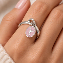 Anello con charm ballerina