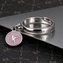 Anello con charm ballerina