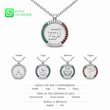 Collana personalizzabile con pietre incastonate