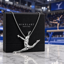 Artistic gymnastics jewellery pendant, Enjambè  Jump