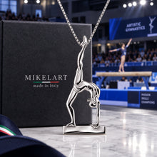 Joyas de la gimnasia artística colgantes gimnasta HANDSTAND ON THE BEAM