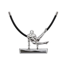 Bijoux gymnaste, pendentif cheval de gymnastique artistique.