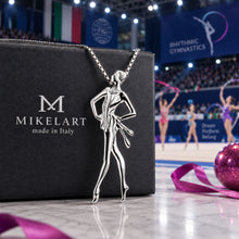 Rhythmic gymnastics, jewellery pendant