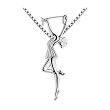 Bijoux gymnaste rythmique corde pendentif Cambrè'