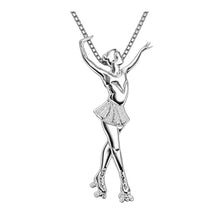 Bijoux sur les patins, pendentif patineur , Extension, exposition et expression.