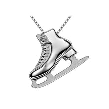 Bijoux sur les patins, pendentif patin à glace grand