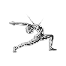 Yoga jewellery pendant, UTTHITA ASHWA SANCHALASANA, equestrian pose “Sun salutation”