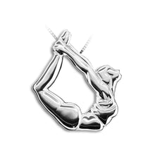 Yoga jewellery pendant, DHANURASANA “Heart opening 