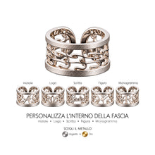 Anello regolabile personalizzabile